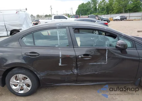 2013 Honda Civic Lx from USA, damaged, VIN 19XFB2F56DE043158